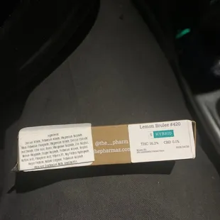 Lemon Brûlée #420 pre rolls by @the__pharm