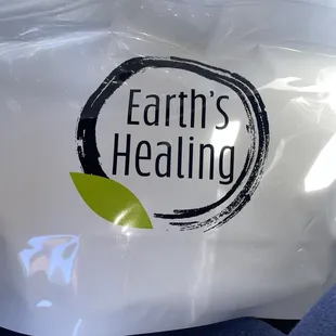 The bags that they give. No photos allowed inside.