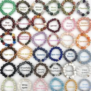Crystal bracelets $12.00