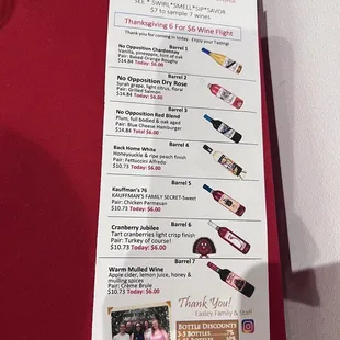 The wines included in this 6 for $6