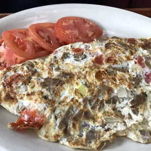 Greek egg white omelette