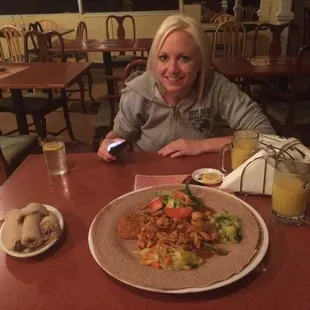 Eat here!!! Yummy authentic African cuisine.