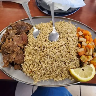 Goat with rice
