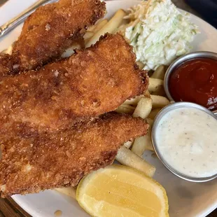 Fish and chips (delicious)