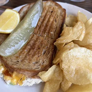 Tuna melt (so delicious, perfect crunch)