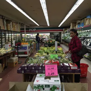 a woman shopping in the produce section