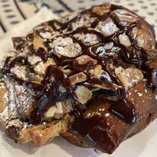Chocolate almond croissant