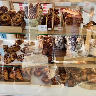 a variety of baked goods