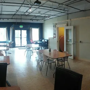 Telegraph Room; standing at the back