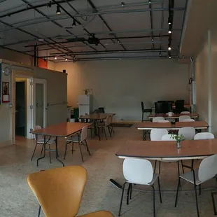 Telegraph Room; standing at the front