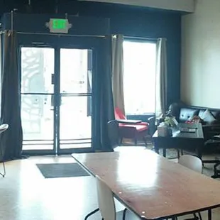 Telegraph Room; standing at the back