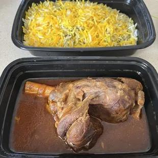 Didar Persian Cuisine Lamb shank - tender and flavorful