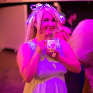 Our Alice in Wonderland night.