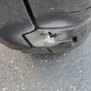 Screw in my tire.