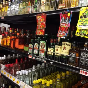 Great selection of liquor ..
