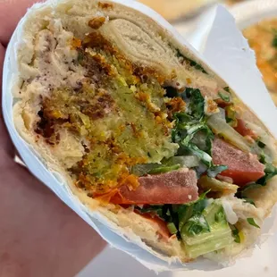 Falafel wrap