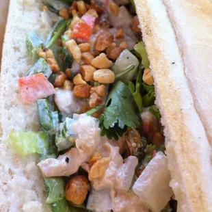 Chicken Bahn Mi Sandwich