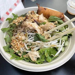 Chicken Rice Noodle Salad