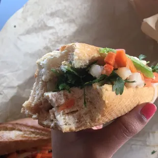 Lemongrass Tofu Sandwich