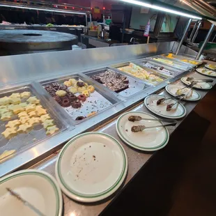 sushi and sashimi, interior