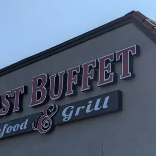 Signage above the front door