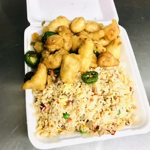 Spicy Salt &amp; Pepper Chicken Combo