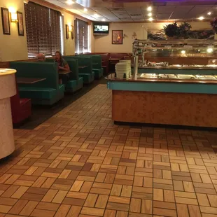 the interior of a restaurant