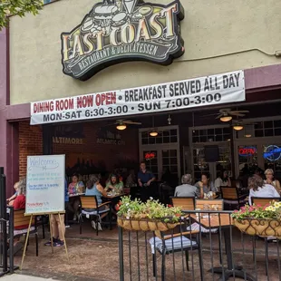 outside of restaurant