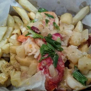Lobster Fries are AMAZING!!! The light sauce in the fries was perfection!