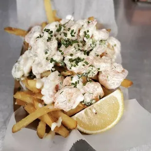 Brown Butter Aioli Shrimp Fries