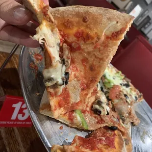 Sad sad sad. All the potential for a good pizza but poor construction.