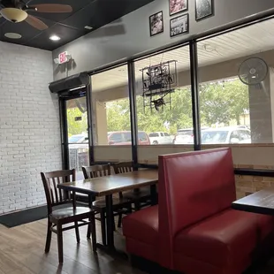 Booths and tables