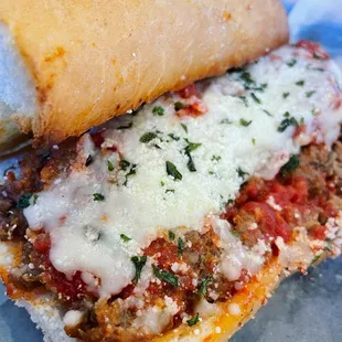 Meatball sub. Follow @ohiofoodlover on Instagram for more Ohio eats.