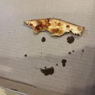 Even the pizza grease was happy