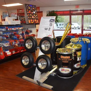 Automotive dolly sets.