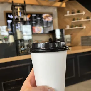 Regular hazelnut latte