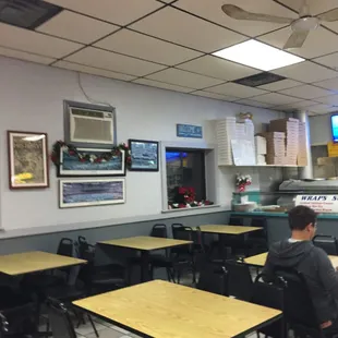 East Dedham Pizzeria -- Della Park Plaza : 234 Bussey Street, Dedham         Interior