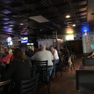 people sitting at the bar