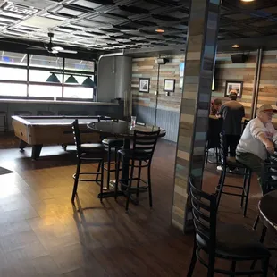 people sitting at tables