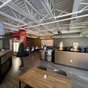 the bar
