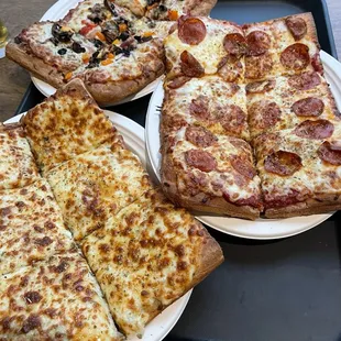 pizza, food