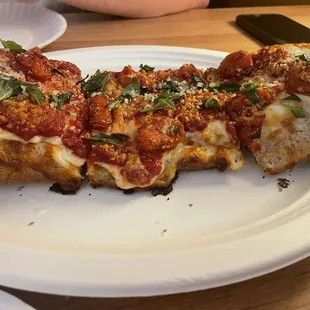 pizza, food