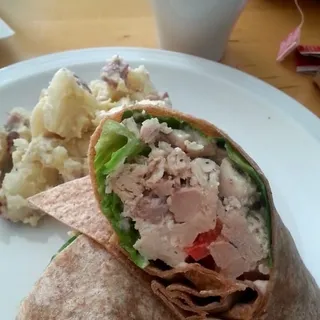 Rosemary Chicken Salad Wrap
