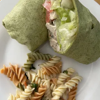 Moroccan Chicken Salad Wrap