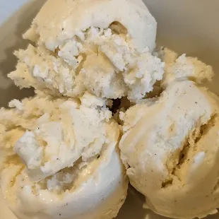 Vanilla bean ice cream