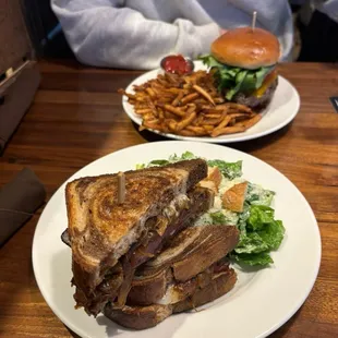 Pastrami Melt &amp; East End Burger