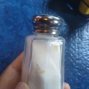 Weird yellow stuff in salt