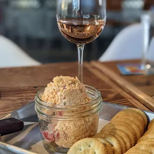 Pimento Cheese and Ritz Crackers