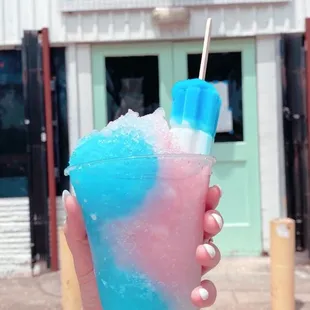 Boozy Snow Cone