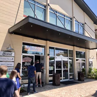 Main entrance on Corrine Drive